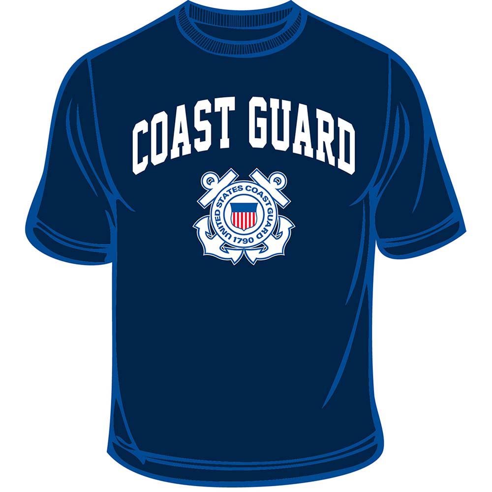 CS0510 T-Shirt - US Coast Guard, Dark Blue