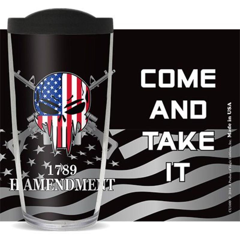Picture of Eagle Emblems CU1600 Cup - Sniper, Come & Take It - Premium-Thermal - 16 oz