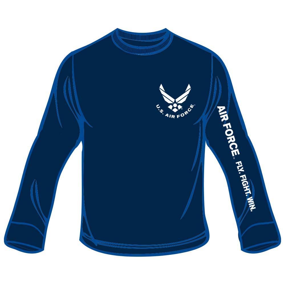 CS2400 T-Shirt - US Air Force Fly, Fight, Win - Dark Blue