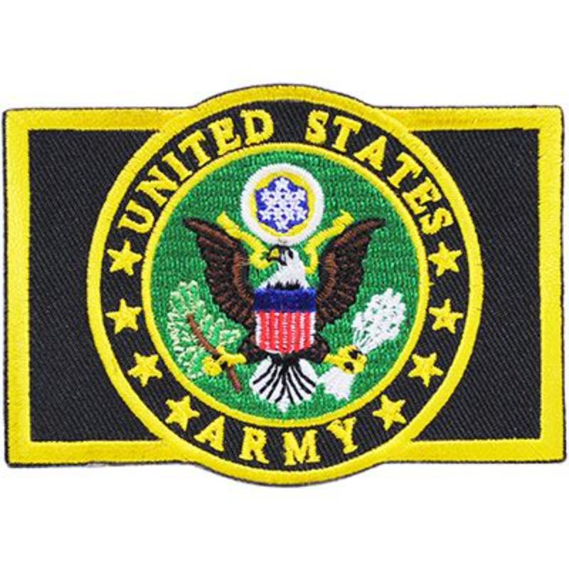 PM3801 Patch - Army Symbol, Rectangle - 3.5 x 2.5 in.
