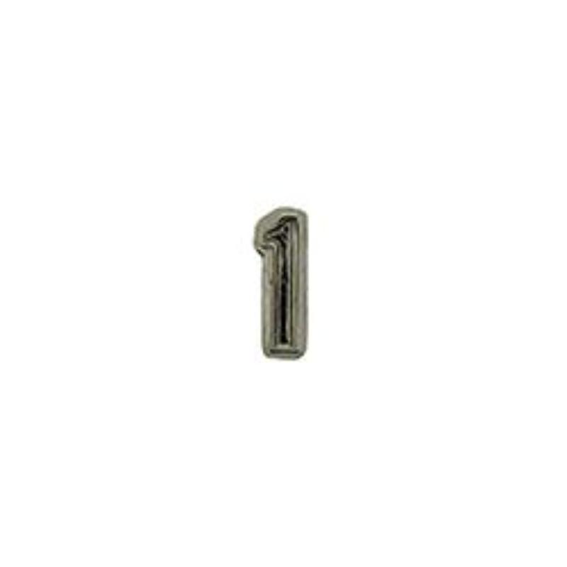 M7661 Dev-Numeral 1, Silver - 0.19 in.