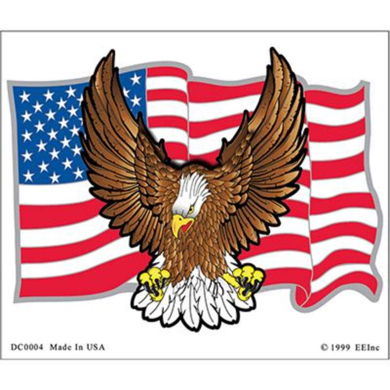 DC0004 Sticker - USA, 5 Piece - Sidekicks - 3.5 x 4.25 in.