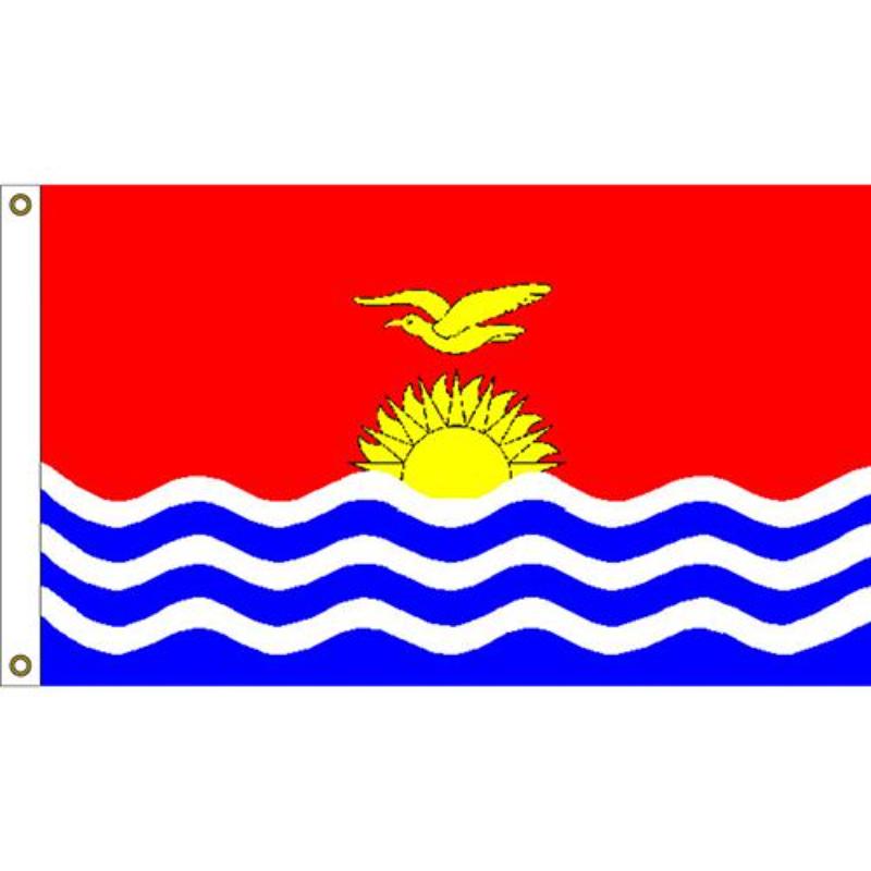 F1062 Flag - Kiribati - 3 x 5 ft.