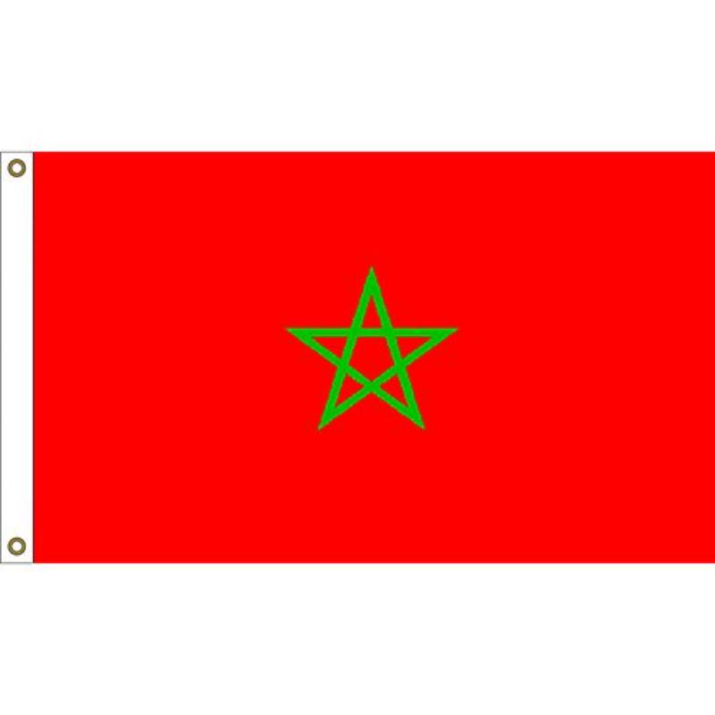 F1072 Flag - Morocco - 3 x 5 ft.