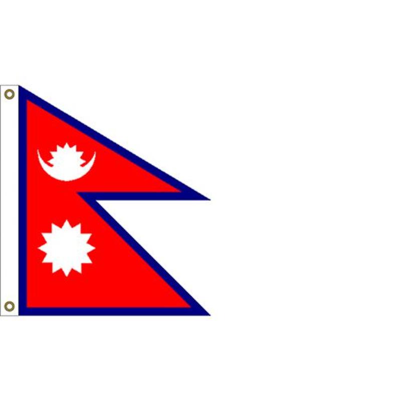 F1075 Flag - Nepal - 3 x 5 ft.