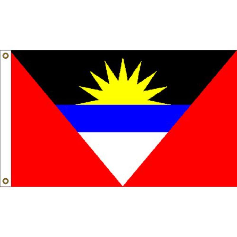 F1145 Flag - Antigua & Barb - 3 x 5 ft.