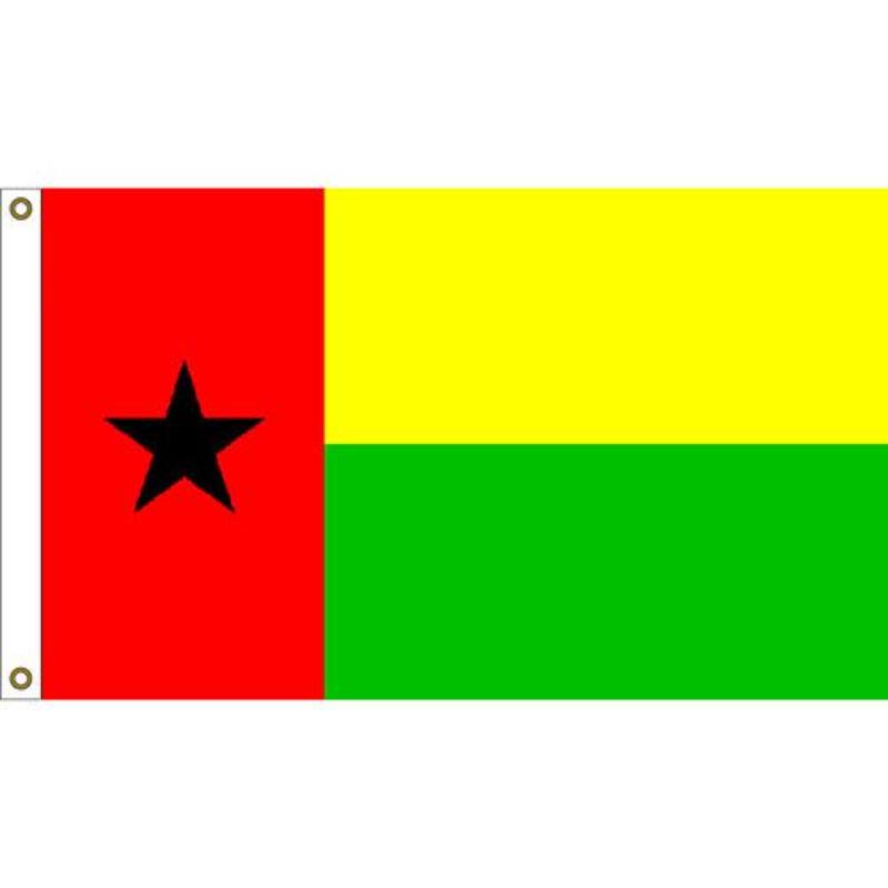 F1197 Flag - Guinea Bissau - 3 x 5 ft.