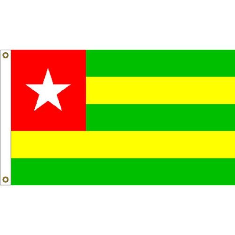 F1256 Flag - Togo - 3 x 5 ft.