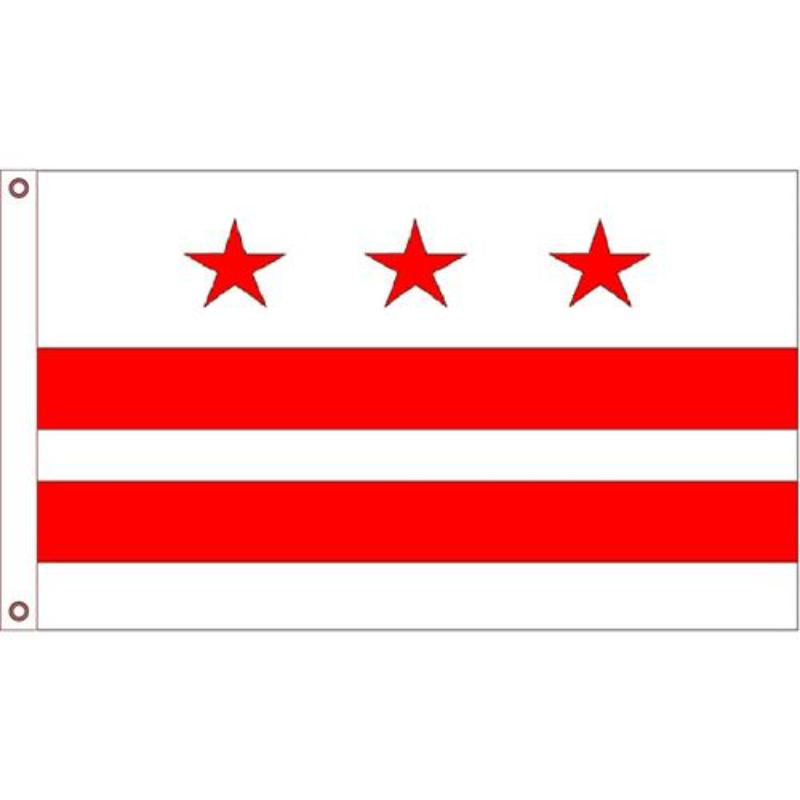 F1281 Flag - Distinguished of Columbia - 3 x 5 ft.