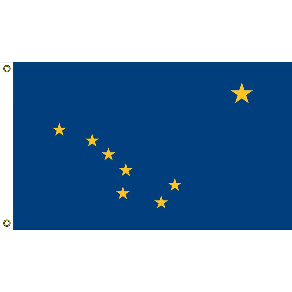 F1502 Flag - Alaska - 3 x 5 ft.