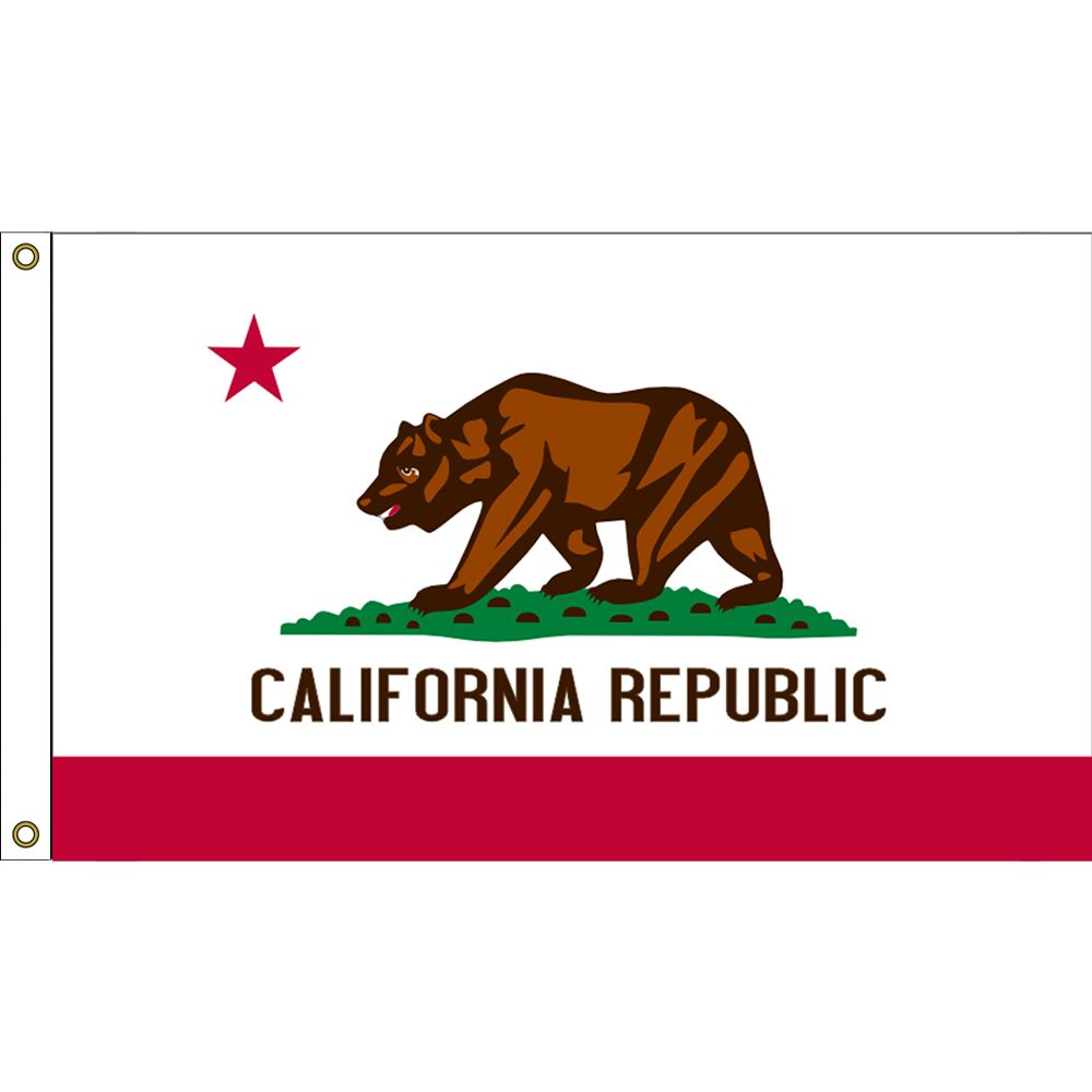 F1505 Flag - California - 3 x 5 ft.