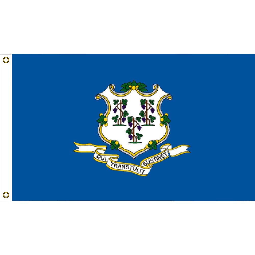 F1507 Flag - Connecticut - 3 x 5 ft.