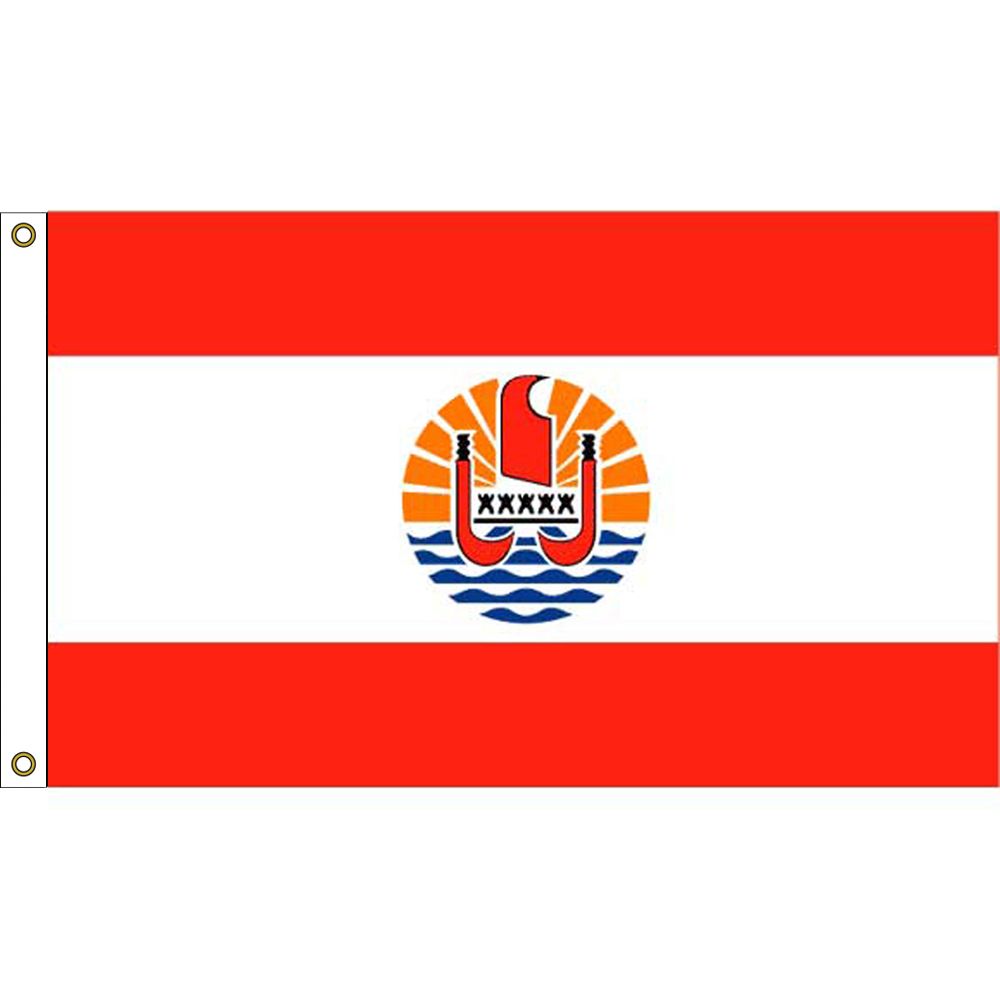 F1875 Flag - Tahiti - 3 x 5 ft.