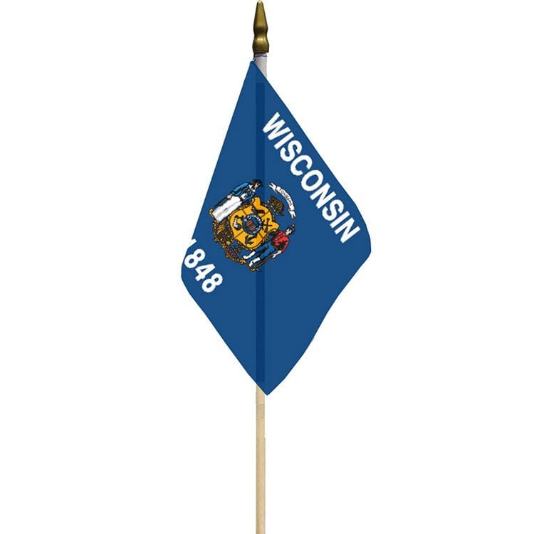 F8550 Flag - Wisconsin - 12 x 18 in.