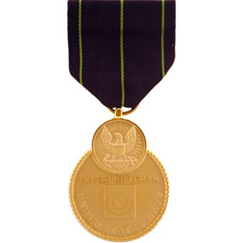 M0070 Medal - USN, Expert Rifle - 3 in.