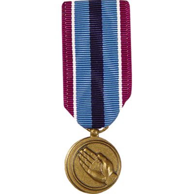 M2063 Mini Medal - Humanitarian Service - 2.25 in.