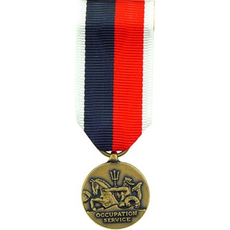 M2154 Mini Medal - USMC, Occupation Service, World War II - 2.25 in.