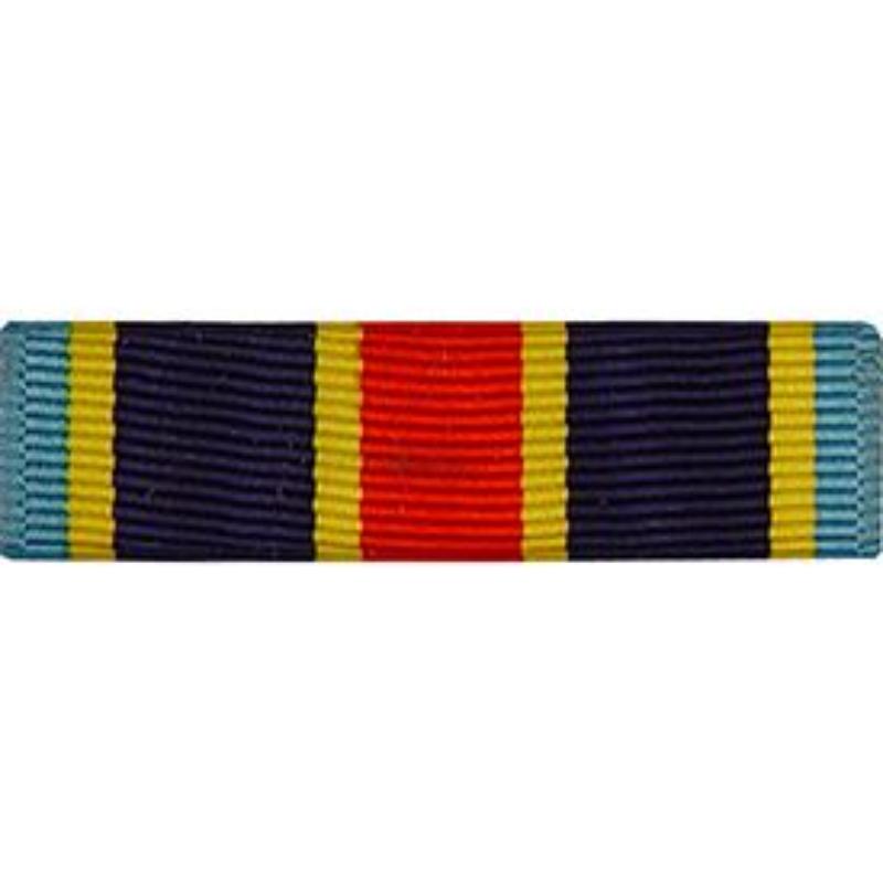 M4134 Ribbon - USN & USMC, Overseas Service - 1.44 in.