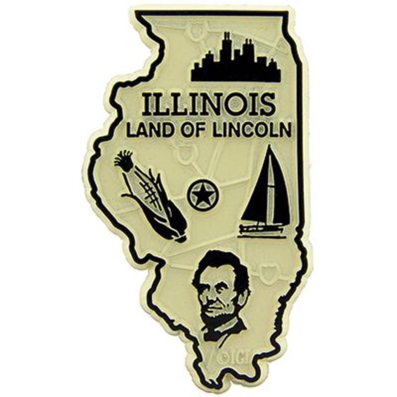 MG0014 Magnet - Illinois - 2 in.