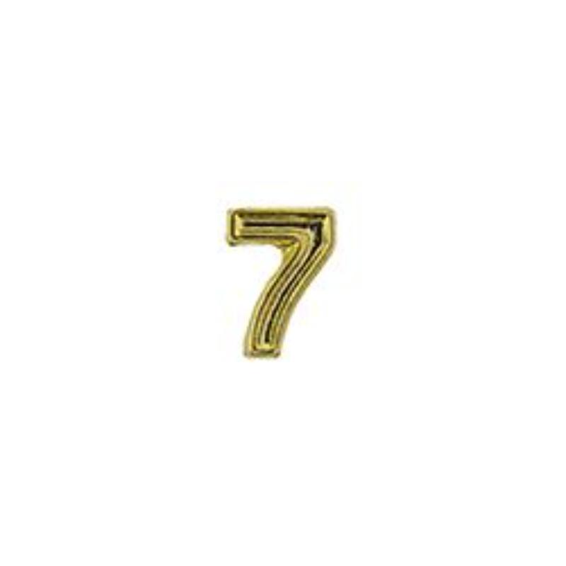 M7677 Dev-Numeral 7, Gold - 0.19 in.