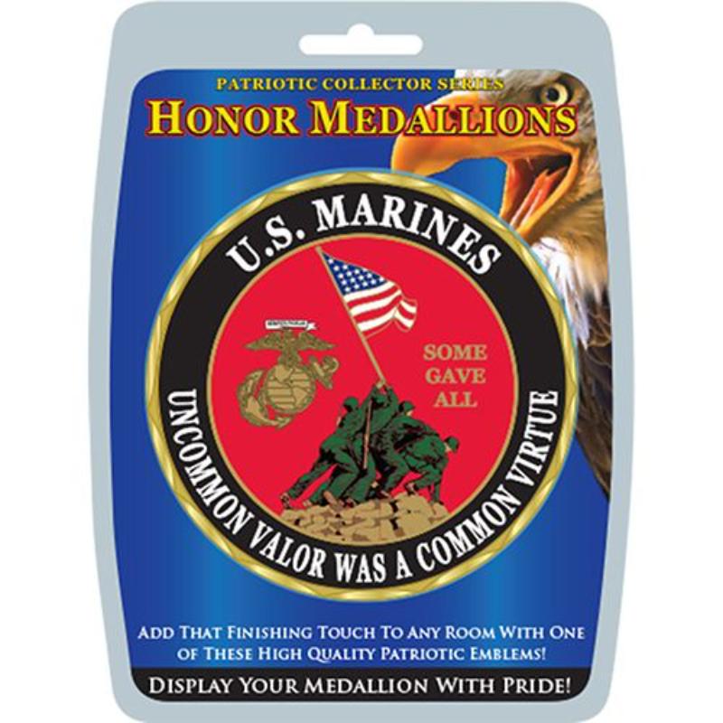 MD1002 Medallion - USMC Iwo Jima - 4 in.