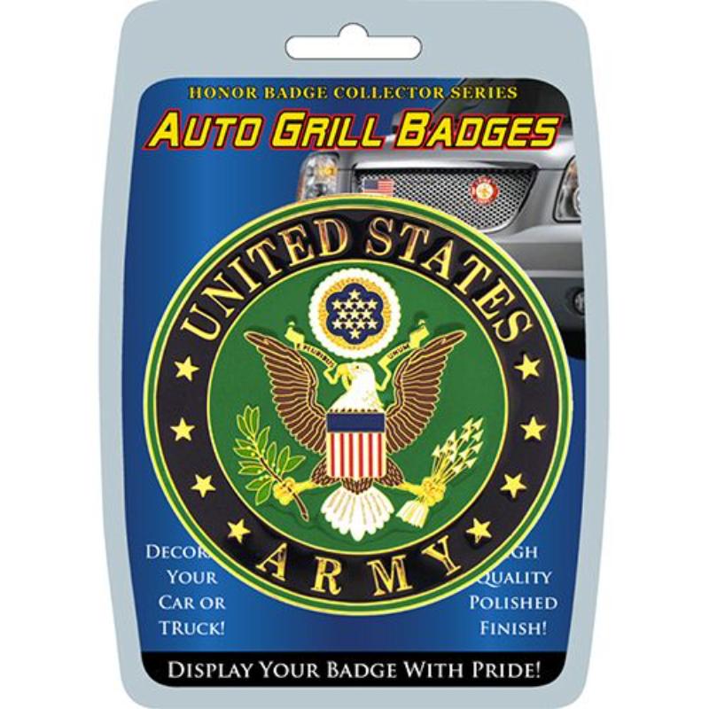 MD6102 Car Grill Decal - US Army - 3 in.