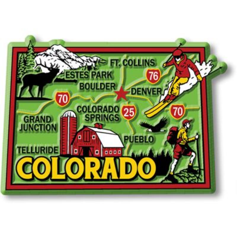 MG0006 Magnet - Colorado - 3 to 4 in.