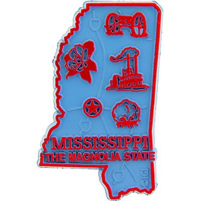 MG0025 Magnet - Mississippi - 2 in.
