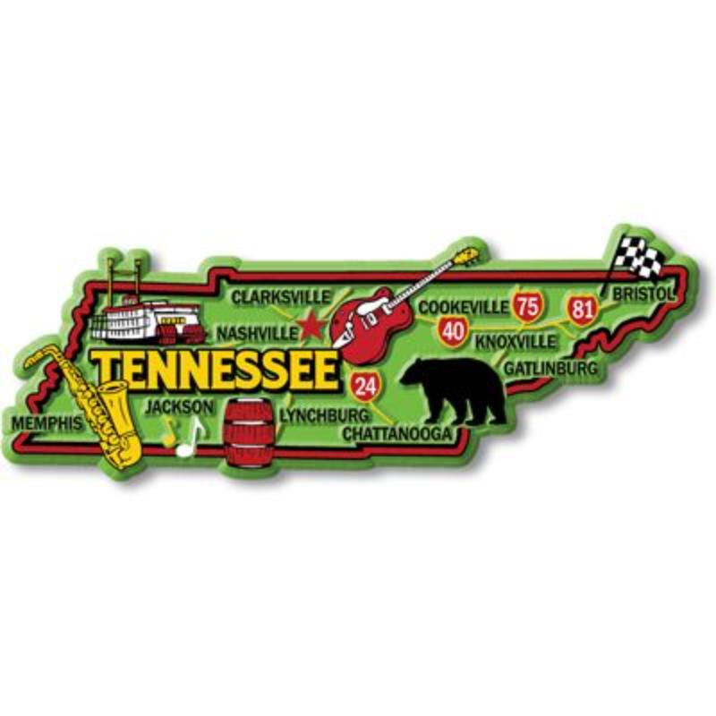 MG0043 Magnet - Tennessee - 3 to 4 in.