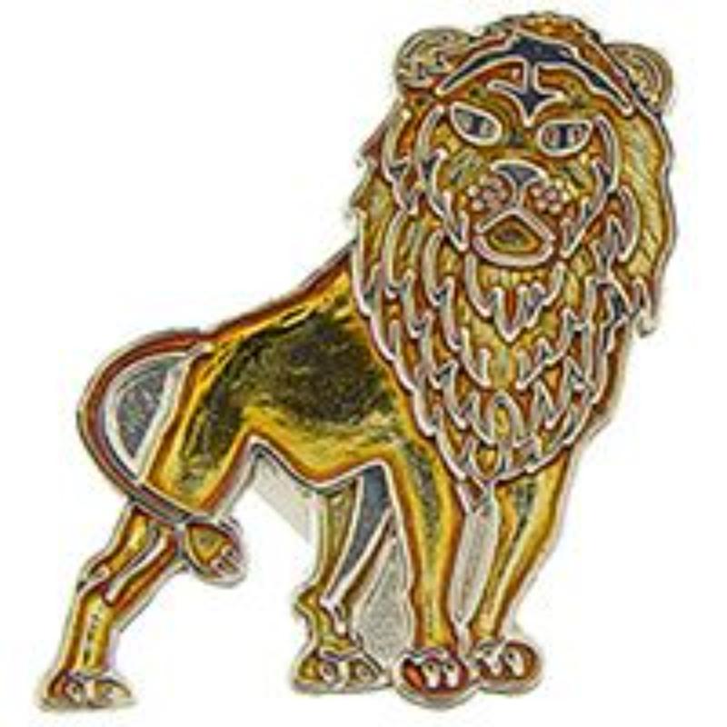 P00217 Pin - Cat, Lion - 1 in.