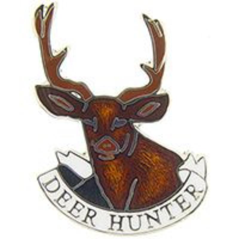 P00269 Pin - Deer, Hunter - 1 in.