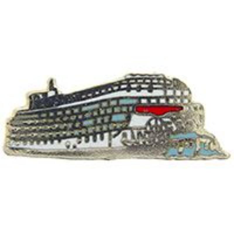P00635 Pin - Cruise Ship - 1 in.