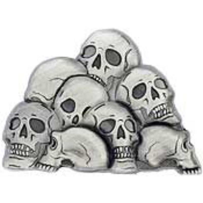 P00678 Pin - Skull, Pile - 1.125 in.