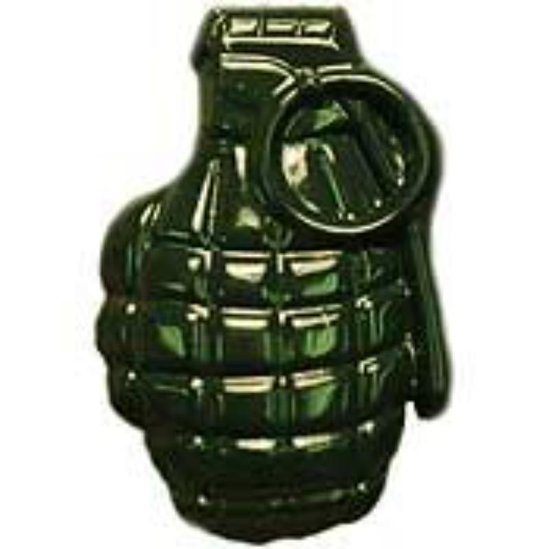 P00713 Pin - Grenade, Pineapple - 1 in.