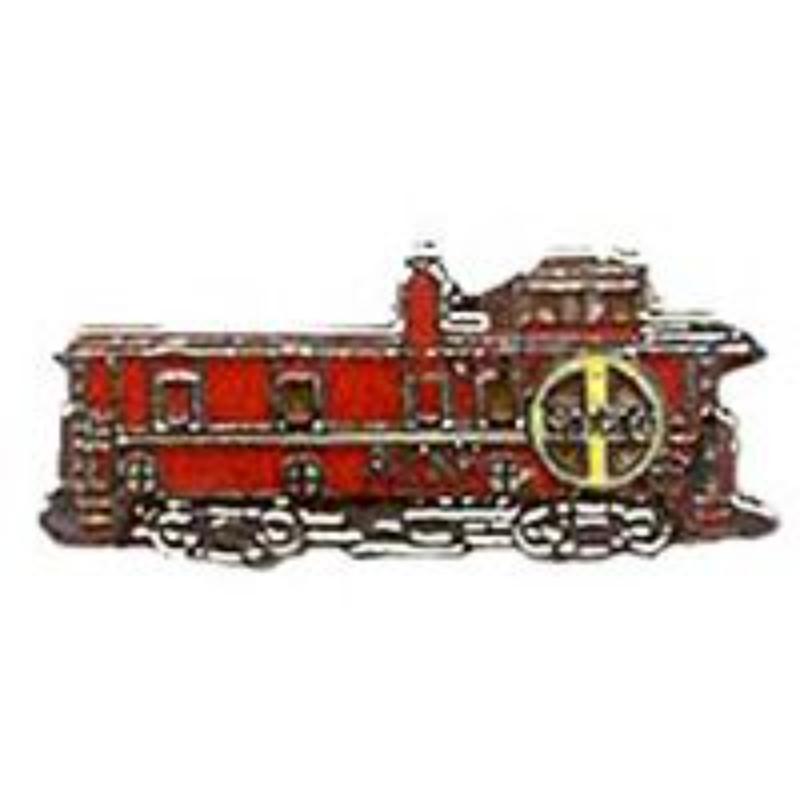 P01223 Pin - RR, Santa Fe Caboose - 1 in.