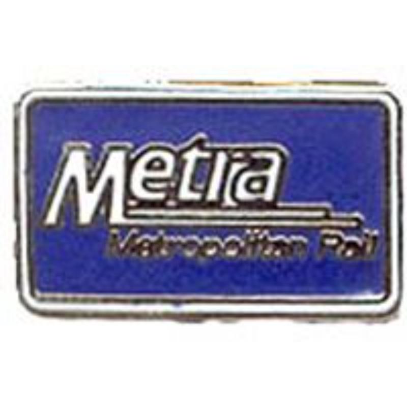 P01465 Pin - RR, Metra Logo - 1 in.