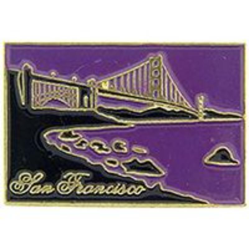 P00124 Pin - CA, SF, Golden Gate - 1 in.