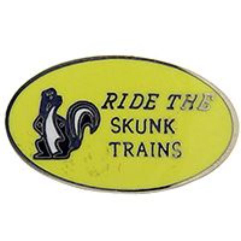 P02149 Pin - RR, Ride the Skunk - 1 in.