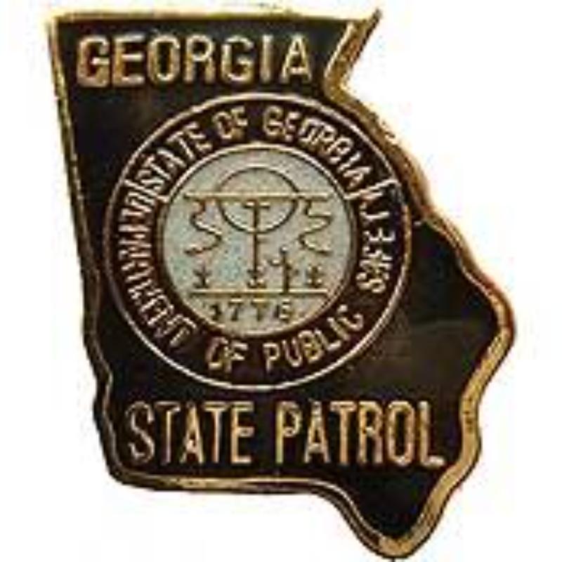 Picture of Eagle Emblems P02510 Pin - Police Patch&#44; Georgia - 1.125 in.