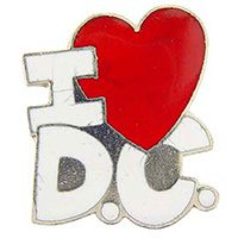 P03909 Pin - Wa, D.C., I Love - 1 in.