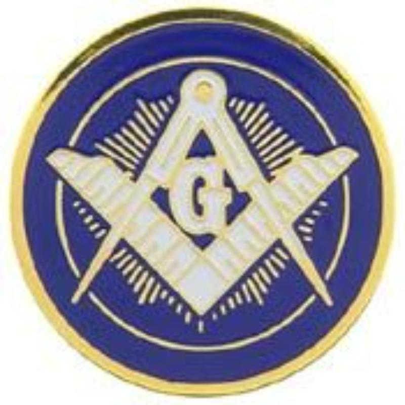 P05214 Pin - Orange, Masonic - 1 in.