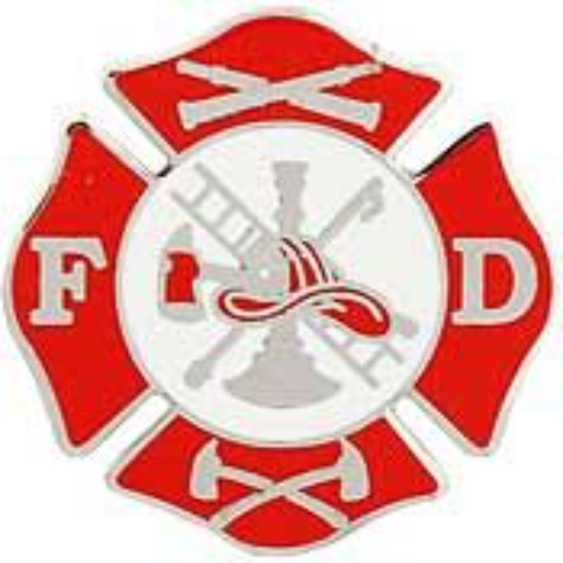 P05246 Pin - Fire Department F.D. - 1 in.