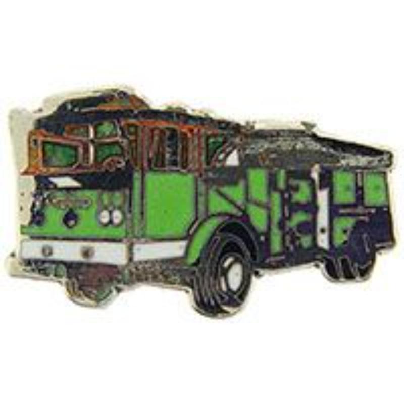 P05353 Pin - Fire, Truck, Green - 1 in.