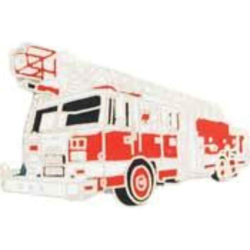 Pin - Fire - Truck - Red - 1500GPM - 1 in.
