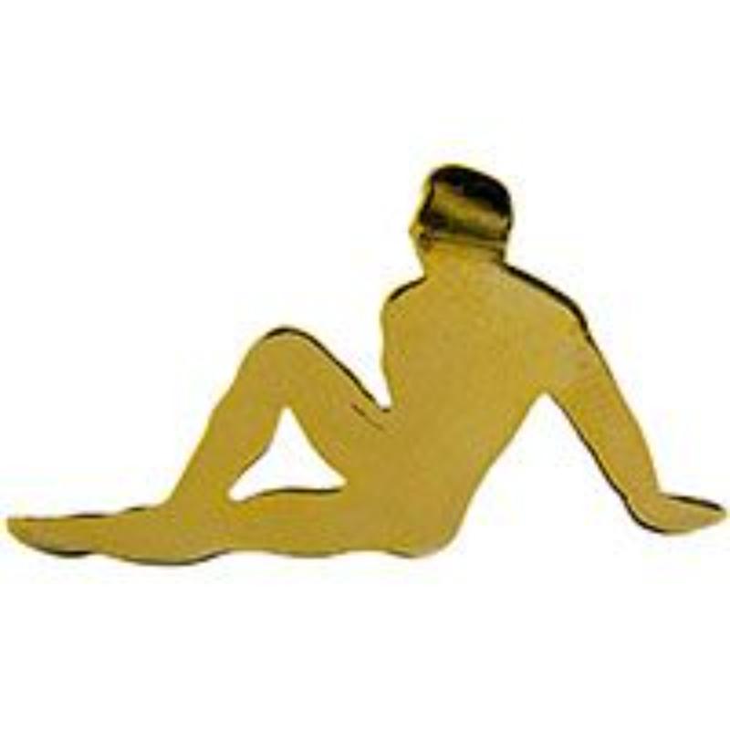 P06802 Pin - Mudflap, Man, Gold - Right - 1.63 in.