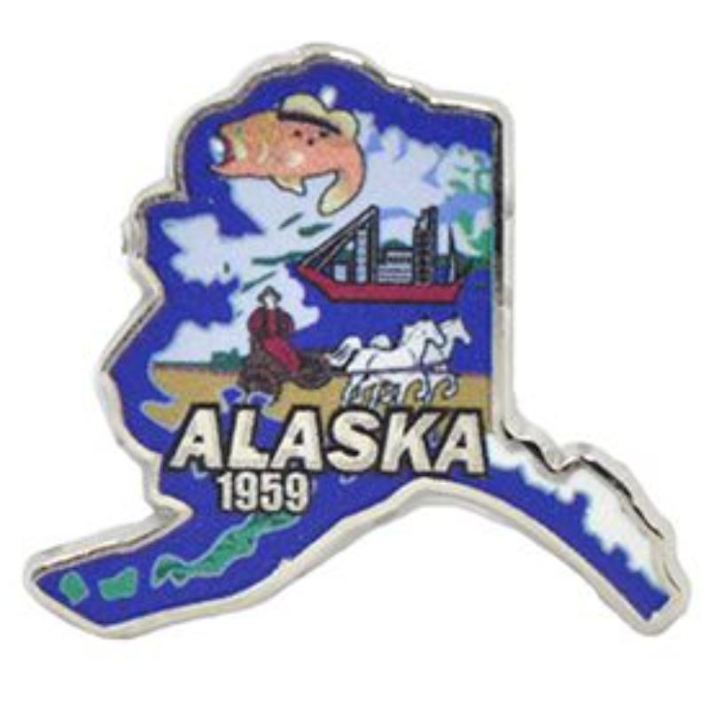 P09202 Pin - Alaska - 1 in.