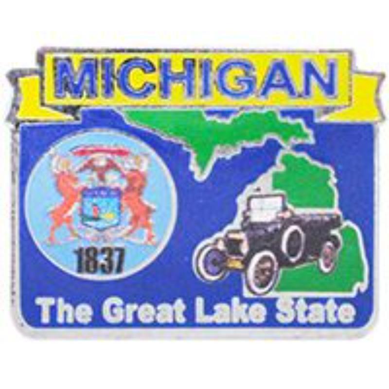 P09223 Pin - Michigan - 1 in.