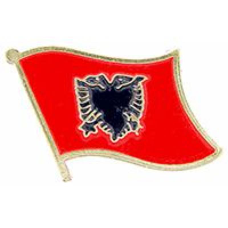 P09502 Flag Pin - Albania - 1.625 in.