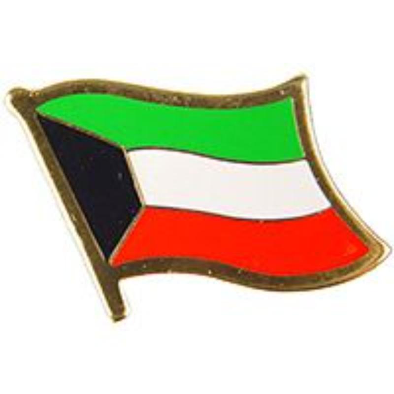 P09564 Flag Pin - Kuwait - 1.625 in.
