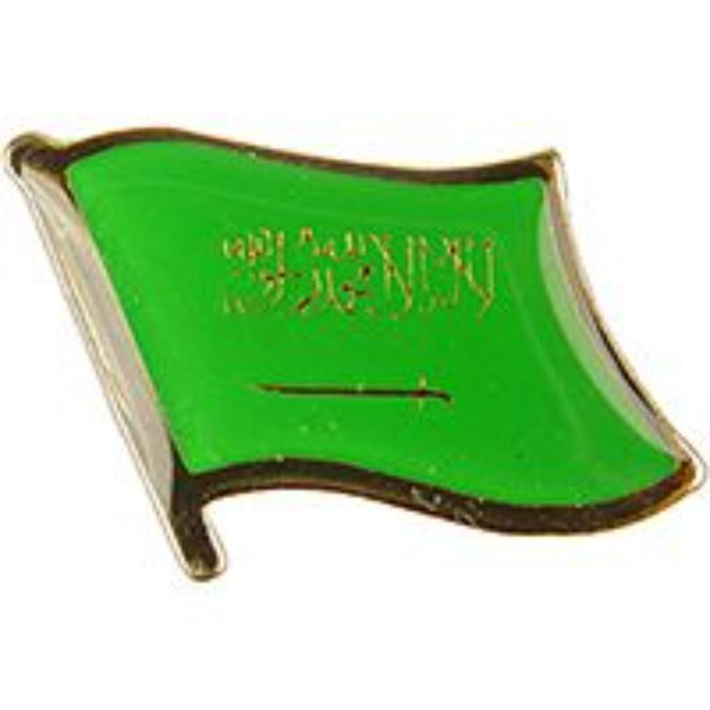 P09595 Flag Pin - Saudi Arabi - 1.625 in.